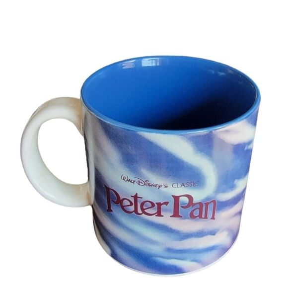 Vintage Walt Disney Classic Peter Pan Coffee Mug Cup Ceramic Japan - Picture 2 of 4